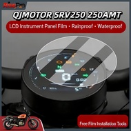 QJMOTOR SRV250 250AMT High-Definition Dashboard screen Protector Instrument Panel Blue Light Blockin