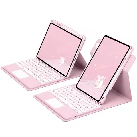 Funda for Xiaomi Redmi Pad SE 11'' Case with Keyboard 360 Rotation Cover For Redmi Pad SE Keyboard C