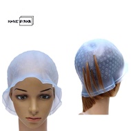 honeypanda Silicone Hair Styling Coloring Cap + Hook Needle Color Dye Highlighting Dye Cap Nice