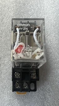 MY2N มีไฟ 24Vac 12Vdc 24Vdc 220Vac พร้อมซ็อกเก็ต8ขา PYF08A  My2n มีสินค้าพร้อมส่ง มีตัวเลือก