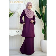 El Jannah Baju Kurung Purple