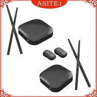 [ Portable Set, Pocket Size Drum Set, Lightweight Electronic Drum Set, Air Electric Drum Stick for Enthusiasts, Beginners