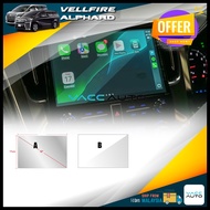 Toyota Alphard Vellfire Screen Center Console Multimedia Player Protector Film For 2015-2023 GGH30 A