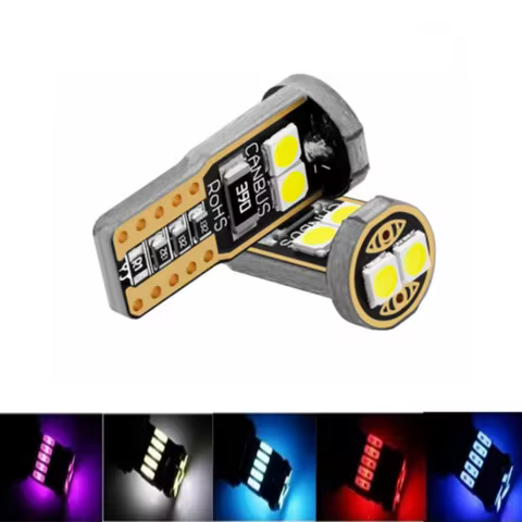 2/4/6PCS Led W5W T10 Car Led Signal Lamp 501 194 Bulbs 4014SMD Clearance Lights Reading Lights Inter