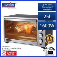 MORRIES 25L Electric Oven MS250EOV (Rotisserie and Convection Function)