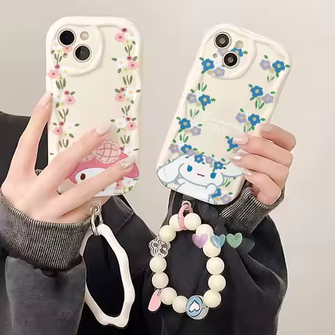 Cute Melody With Bracelet Phone Case For Vivo Y39 Y29 Y28 Y100 Y17s Y19s Y78 Y36 Y27 V50 V40 V30 V29