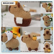MAGICIAN Crochet Stuffed Animal Kit, DIY Set with Crochet Hooks Capybara DIY Crochet Kit, Beginner N