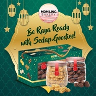 [Mdm Ling Bakery] Hari Raya Special Gift Box Set (Butter + Pink Himalayan Salt Chocolate Almond Cookies)
