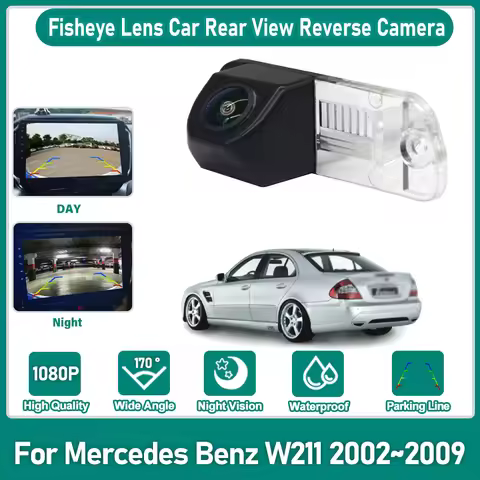 HD High quality RCA Rear View Camera For Mercedes Benz W211 2002 2003 2004 2005 2006 2008 2009 Rever