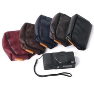 PU Leather Camera Soft Case Cover Bag for SONY ZV-1 ZV1 DSC-RX100 RX100 Mark VII VI V IV III II I M7