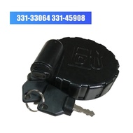 331/45908 331/33064 Penutup Kunci Sisi Tangki Bahan Api Penutup dengan 2 Kekunci untuk JCB Excavator