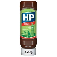 HP Fruity Sauce Bottle upside down 470g (01/02/26)
