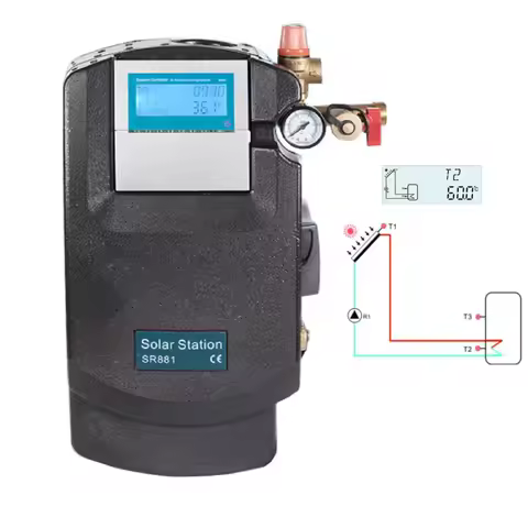 Solar Pump Station Solar Working Station SR881 for Solar Water Heating System EPP Cover Environmenta