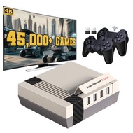 全城熱賣 - Super Console X Cube，64G 復古電玩遊戲機內建 45,000+ 遊戲，電視遊戲系統合一，遊戲機支援 4K 電視 1080P 高畫質輸出，附 2 個無線控制器，支援 