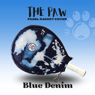 The Paw Blue Denim Head Padel Cover with Thermal lining | Padel Racket Bag | Padel Racket Bag | Pade