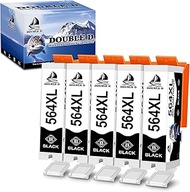 DOUBLE D 564XL Compatible Ink Cartridge Replacement for HP 564XL 564 XL High Yield for HP Photosmart