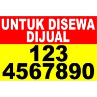 Banner Printing, Property Banner, House For Sale or Rent / Shop For Sale or Rent/ Room For Rent...