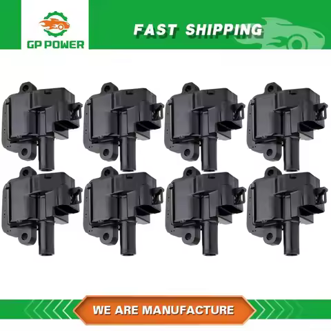 8PCS GP POWER Ignition Coil D580 UF192 For Cadillac Cts Chevy Camaro Corvette Express 3500 Gmc Savan