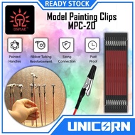 DSPIAE Premium Metal Painting Clip [MPC-20] Paint Grip Crocodile Paint Clip Gundam Kit Model