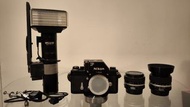 Nikon F 大F黑機+鏡頭及閃燈
