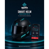 Smart Helmet Indonesia GPS SOS PWA Intercom Application SM-E02 SM-PRO1 Full Face Open Face