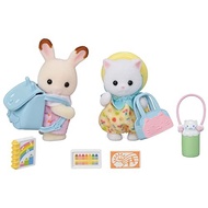 [Direct from Japan] EPOCH Sylvanian Families House [Friendly Baby Set -Commuting-] S-73 ST Mark Certification 3 Years Old and Up Toy Dollhouse Sylvanian Families