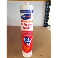 V-Tech All Purpose Sealant VT201 (Clear/Black/White)