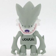 [Q樂蛋] Toy2R 2吋 Qee 357 Fang Wolf Double 灰色狼 by Touma 設計