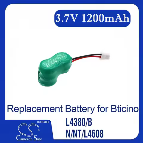 Cameron Sino Replacement Battery for Bticino L4380/B, N/NT/L4608, Fits P/N 23W11