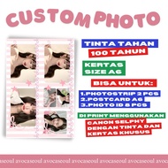 CUSTOM PHOTO aesthetic ins korea for photo strip, id photo, and postcard
