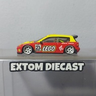 Hotwheels Custom Honda Civic EG Lego