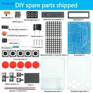 Pinkcat Game Console Production Kit DIY 51 Single-chip Children Game Kit Classic Game Soldering Elec