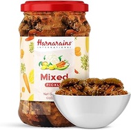Harnarains Mixed Pickle Achar in Oil Organic Homemade Style Plastic Jar (400g)