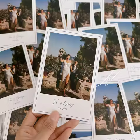 Personalized Wedding Thank You Cards, Simple Thank You Card, Photo Thank You Cards, 4x6inch Cards wi