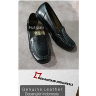 WOMEN'S LEATHER FLAT SHOES FT0048