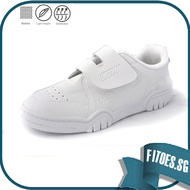 INSTOCK BNIB Vel-cro (Stick on) School Shoes Spako White F500