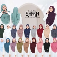 SAFRA Tudung Sarung Chiffon 3 layer Labuh Saiz L to XL | Awning Scuba Tudung Sarung Dewasa | Hijab Souk | Tudung Raya Viral 2024