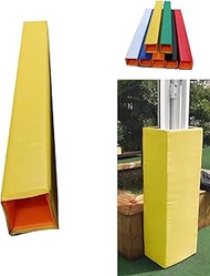 Pole Padding All-weather Square Basketball Blocking Pad, 6.6Ft Tall Protective Padding For Support P