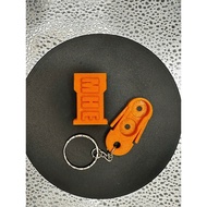 Keychain for hearing aid batteries and screw electrode batteries (size 10/312/13/675)