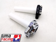 UMA RACING Pipe Yamaha Y15ZR Quick Throttle Y16ZR Without Cable Accessories Motor Y15 Y16 Black Chrome