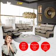 1 / 2 / 3 Seater Sofa Fully Leather Sofa / Lounge Chair / Relax Sofa / Relax Chair / Leather Sofa / 