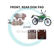 BRAKE DISK PAD MOTOR KAWASAKI KLX150 KLX 150 BRAKE DISC PAD BRAKE PAD BRAKE LINING BRAKE RUNNING