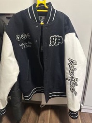 罕有 英國新興潮牌 Broken Planet varsity jacket " broken hearts "  size L 棒球外套 baseball jacket 棒球褸
