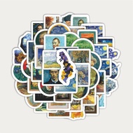 Sticker Pack Van Gogh Sticker Painting | TUMBLR Sticker | HELMET SUITcase LAPTOP Sticker