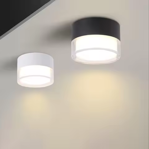 New2023LED Downlight Dimmable Ceiling Light 7W 9W 12W 15W18W Nordic Surface Mounted Surrounding Lumi