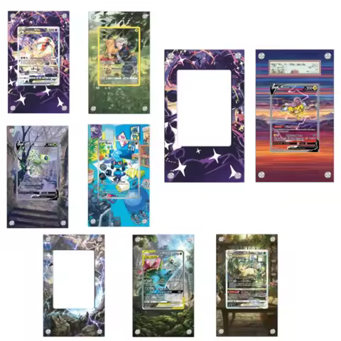 Acrylic Display Collection Card for Riolu Celebi Deoxys Raikou Leafeon Celebi Venusaur Zekrom Anime