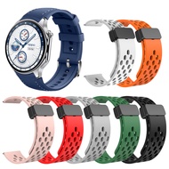 For OPPO Watch X Magnetic Silicone Watch Strap