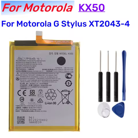 4000mAh Original Battery KX50 For Motorola Moto G Stylus 2020 XT2043 Moto G Pro XT2041 Batteries Mob