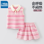 JKIDS | Girl Tennis Sport Set Sleeveless Vest Skirt Shorts