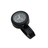 ☮Motorcycle Watch Handlebar Black Dial Clock Watch for Harley Cruiser Chopper Honda G✪y\l0